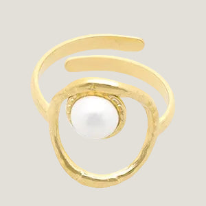 Ring Curly Pearl