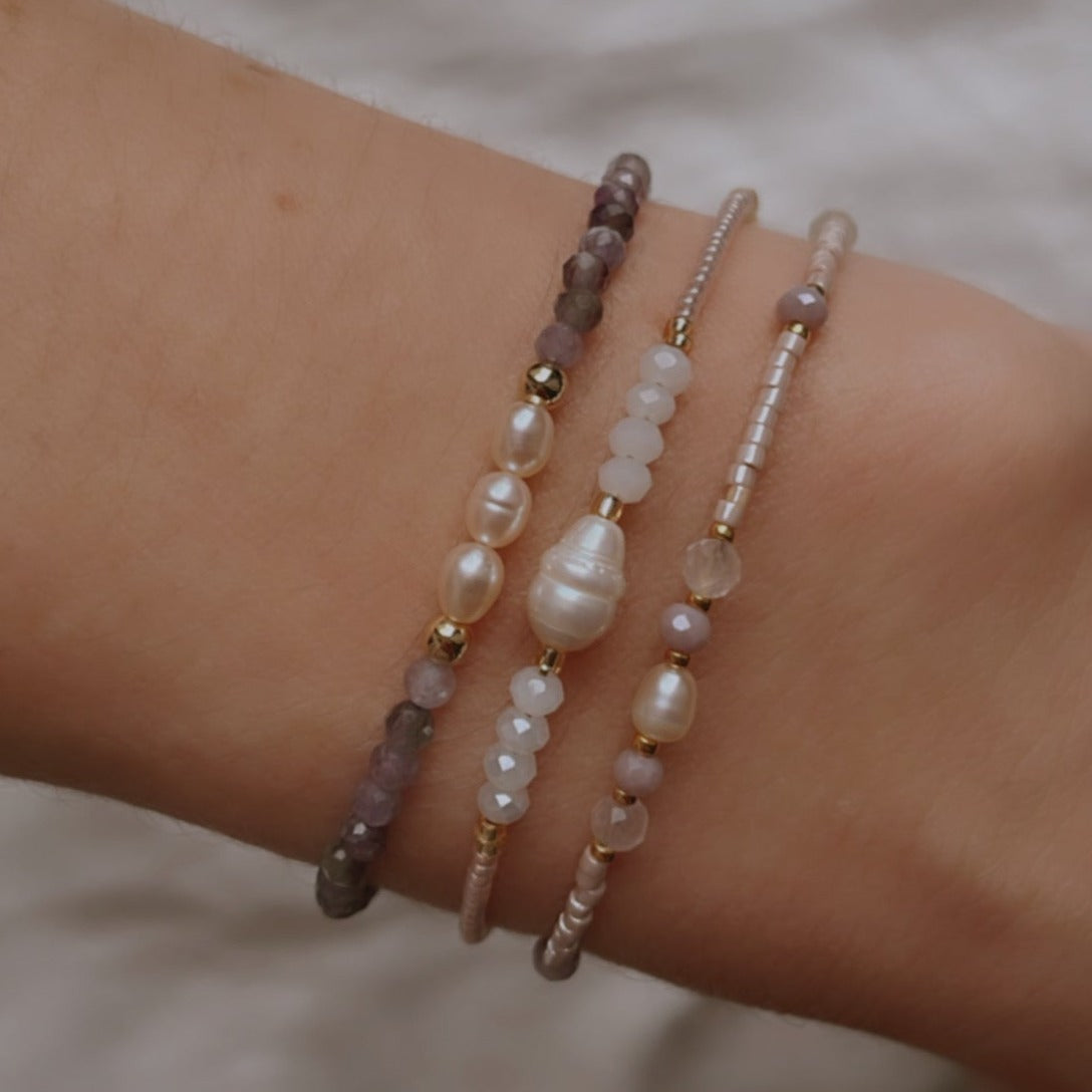 Armband Lavendel von edel weiss edel weiss
