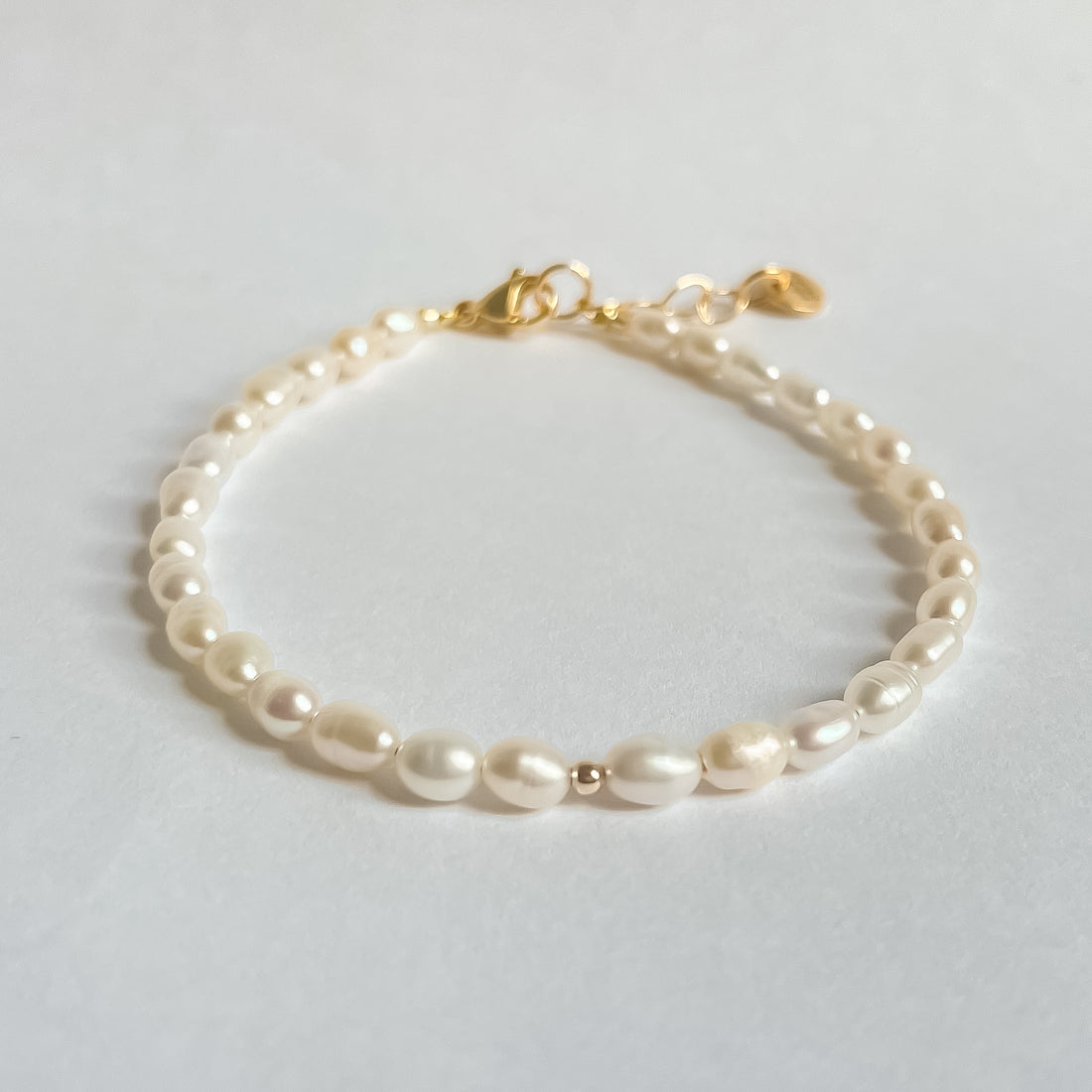 Armband Luna mit echter 375 Goldkugel von edel weiss edel weiss