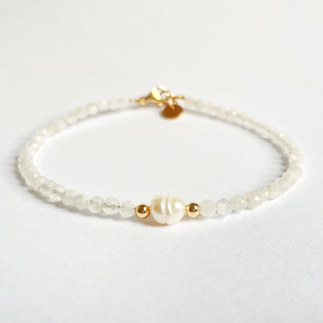 Armband Moon aus Mondstein von edel weiss edel weiss