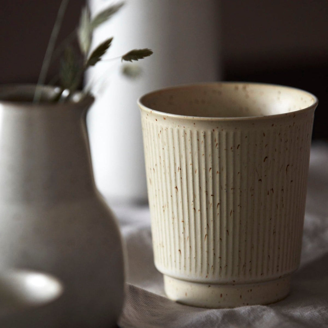 Becher Berica von house doctor edel weiss