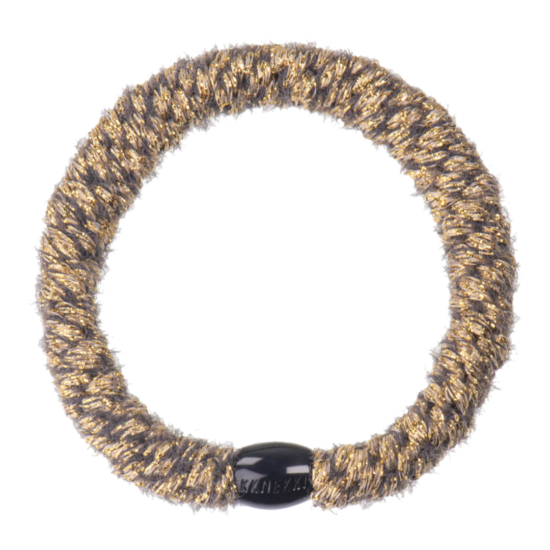 Haargummi velvet Charcoal glitter von Kknekki