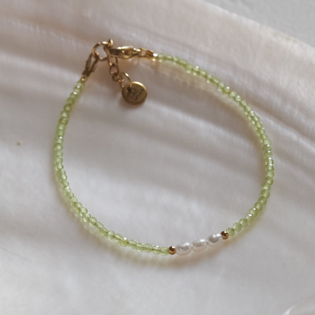 Armband August mini aus Peridot von edel weiss