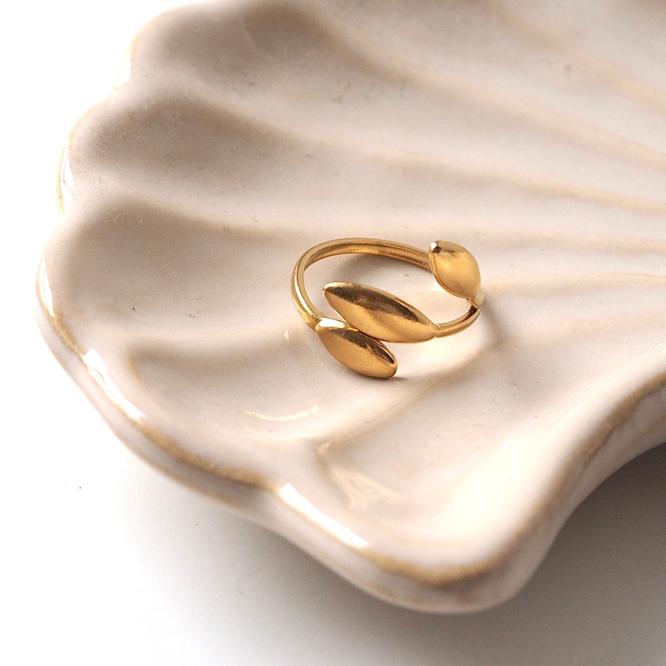 Ring Leaf von selected by edel weiss