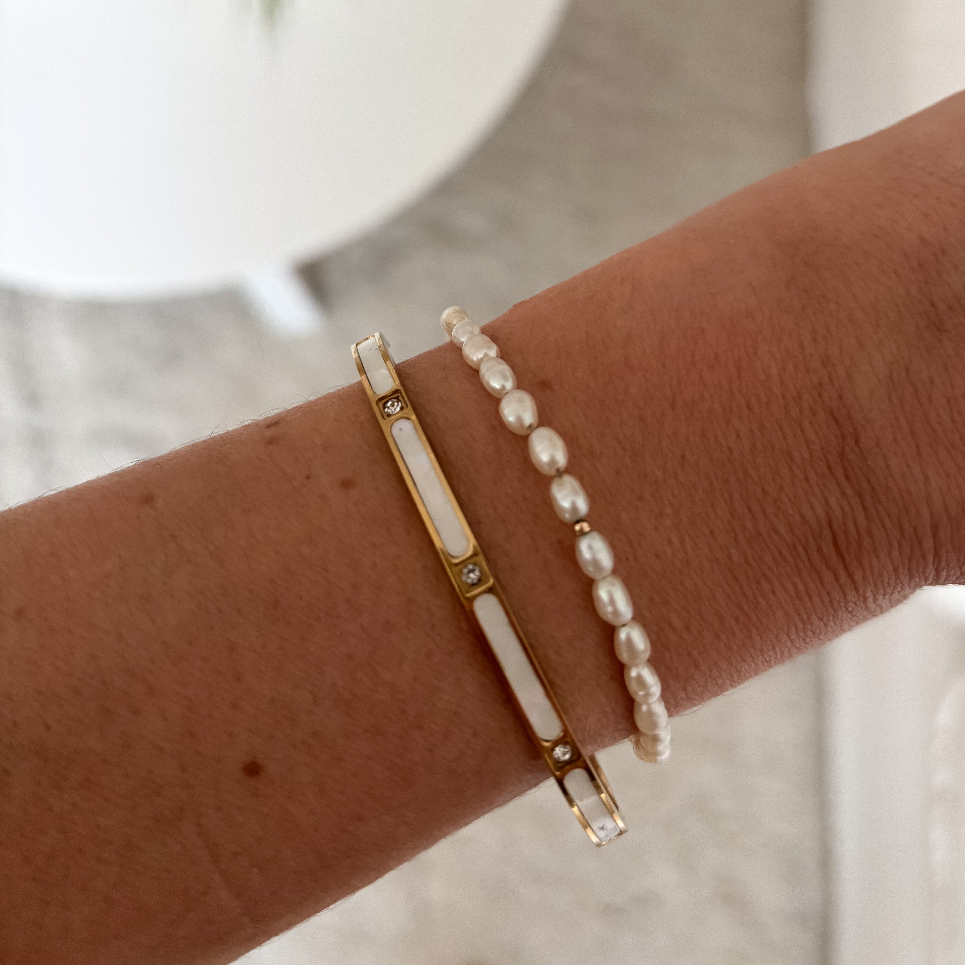 Armreif Pearl von selected by edel weiss