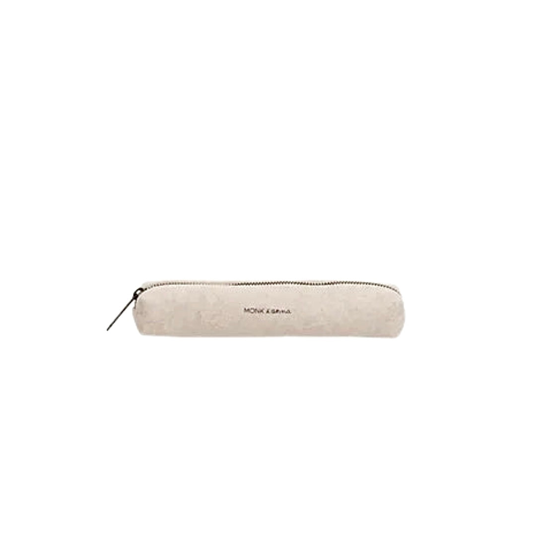 Federtasche Wool von Monk & Anna edel weiss