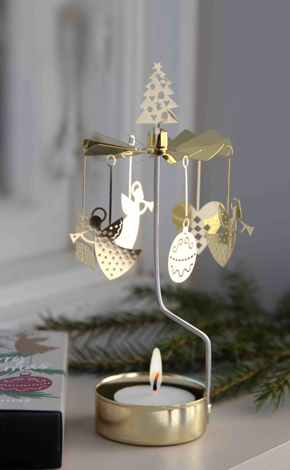 Engelspiel Teelichthalter X-Mas von Pluto Design