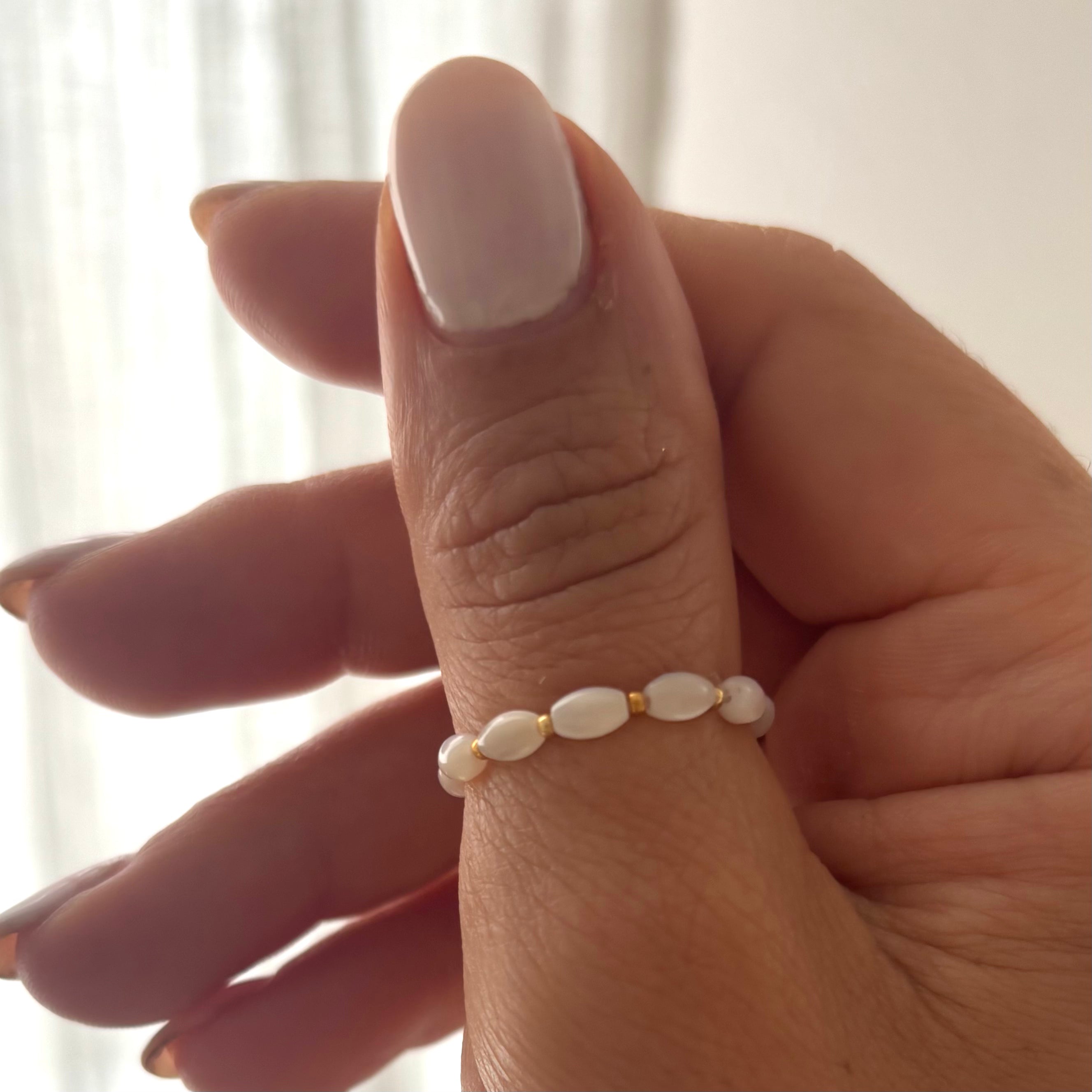 Ring Shell von edel weiss