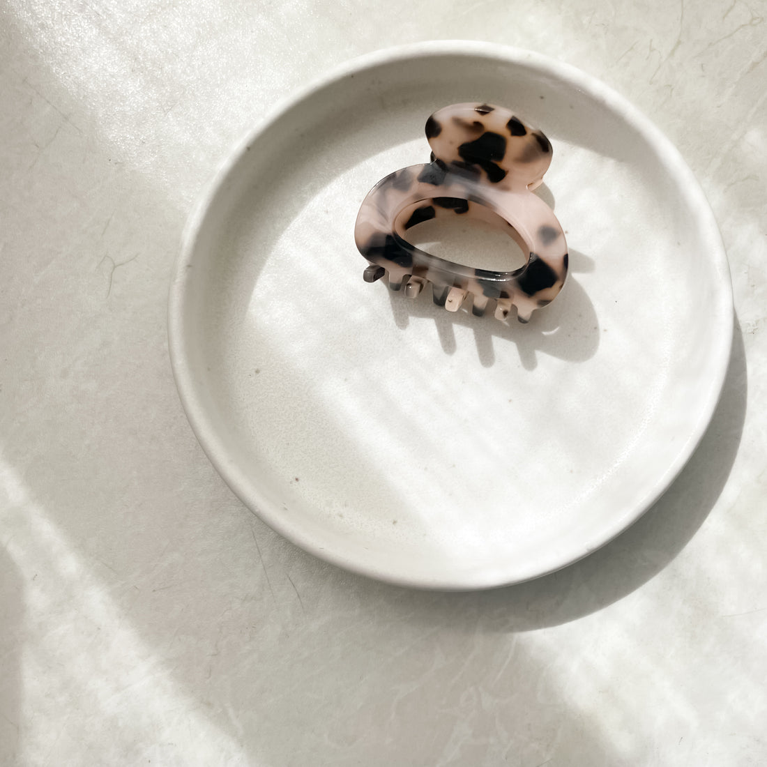 Haarklammer mini (beige-braun) von selected by edel weiss edel weiss