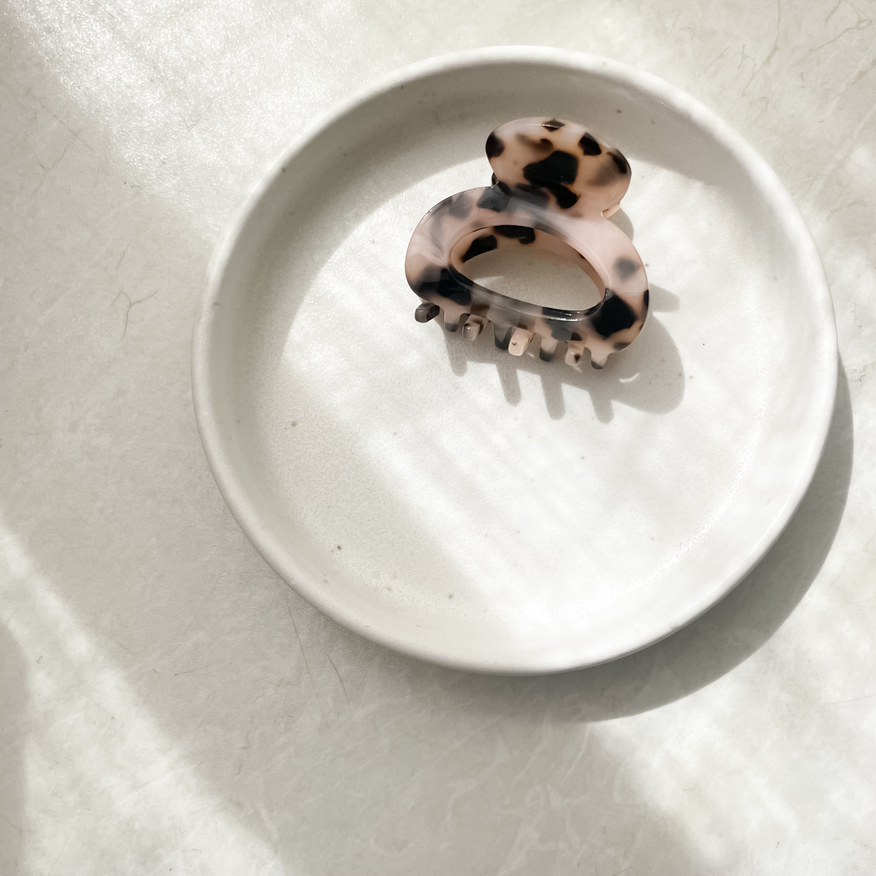 Haarklammer mini (beige-braun) von selected by edel weiss edel weiss