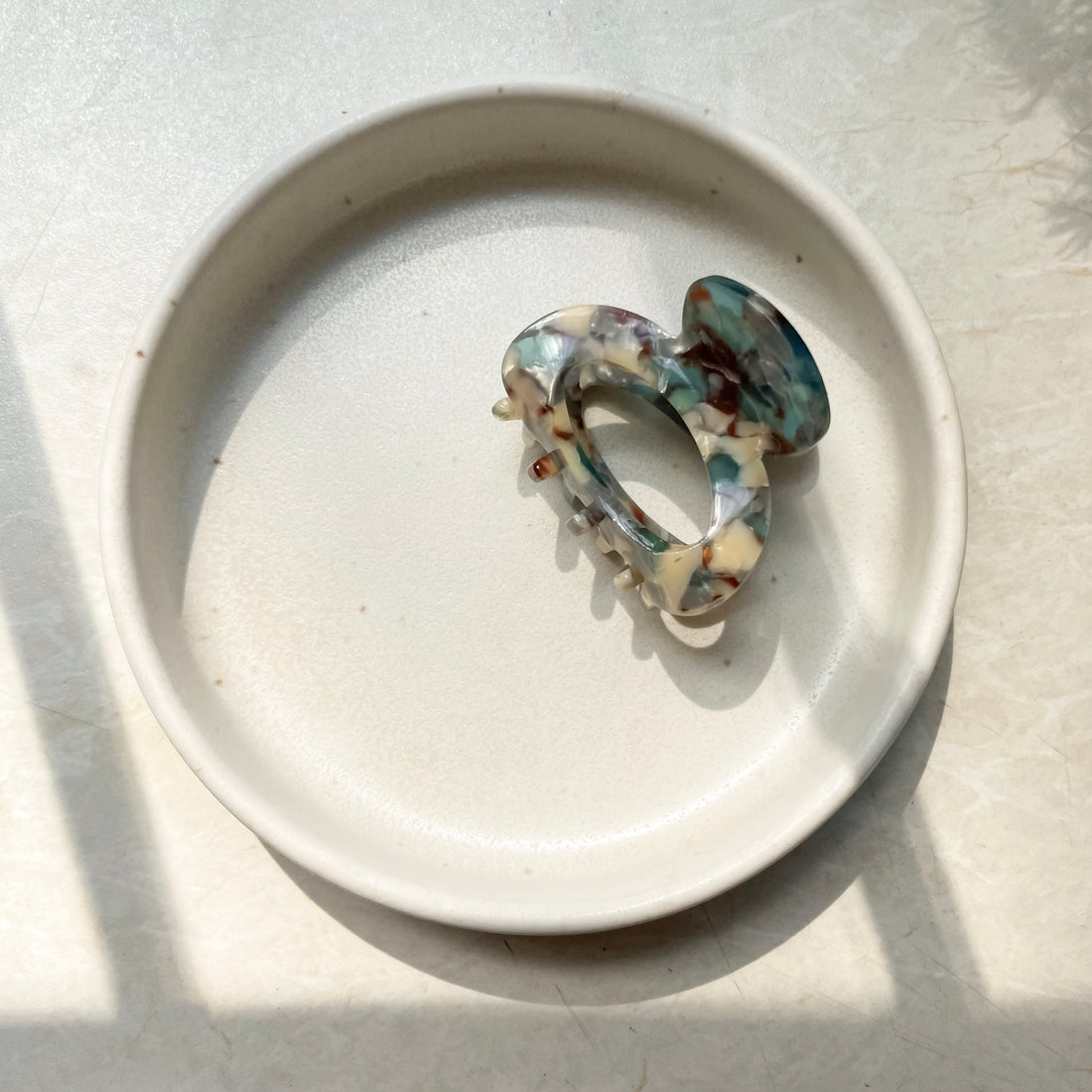 Haarklammer mini (blau-mix) von selected by edel weiss edel weiss