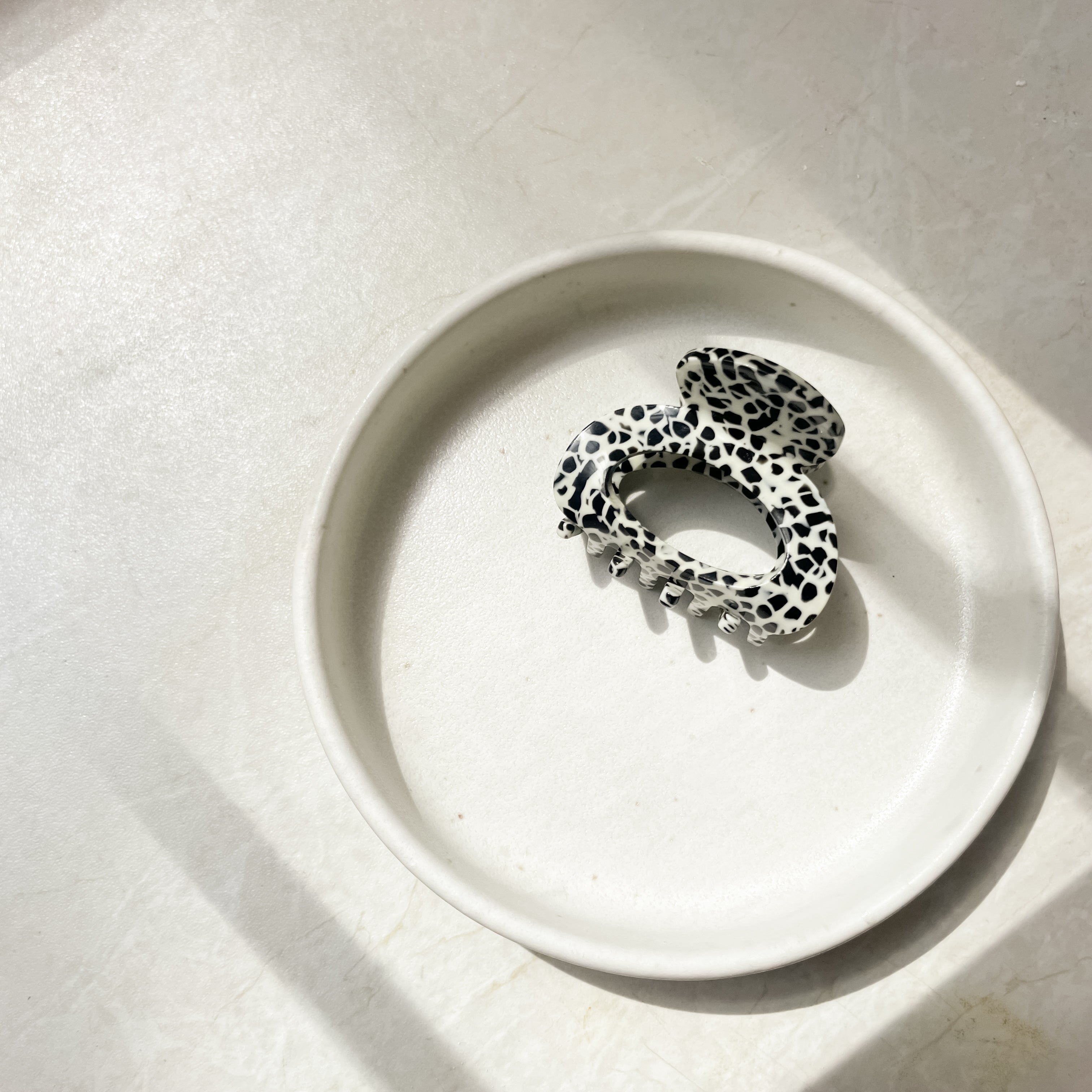 Haarklammer mini (schwarz-weiß) von selected by edel weiss edel weiss