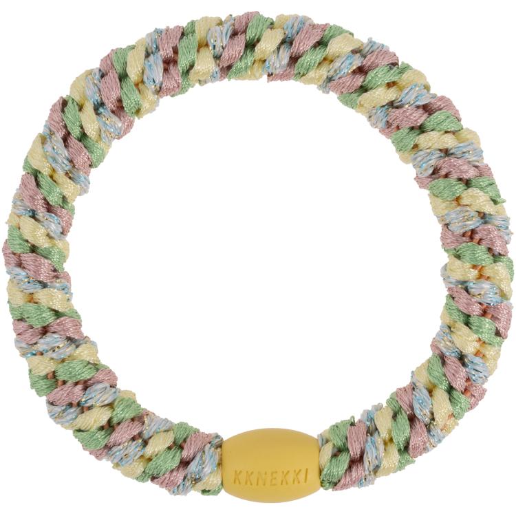 Haargummi Mix Sparkle blue glitter von Kknekki