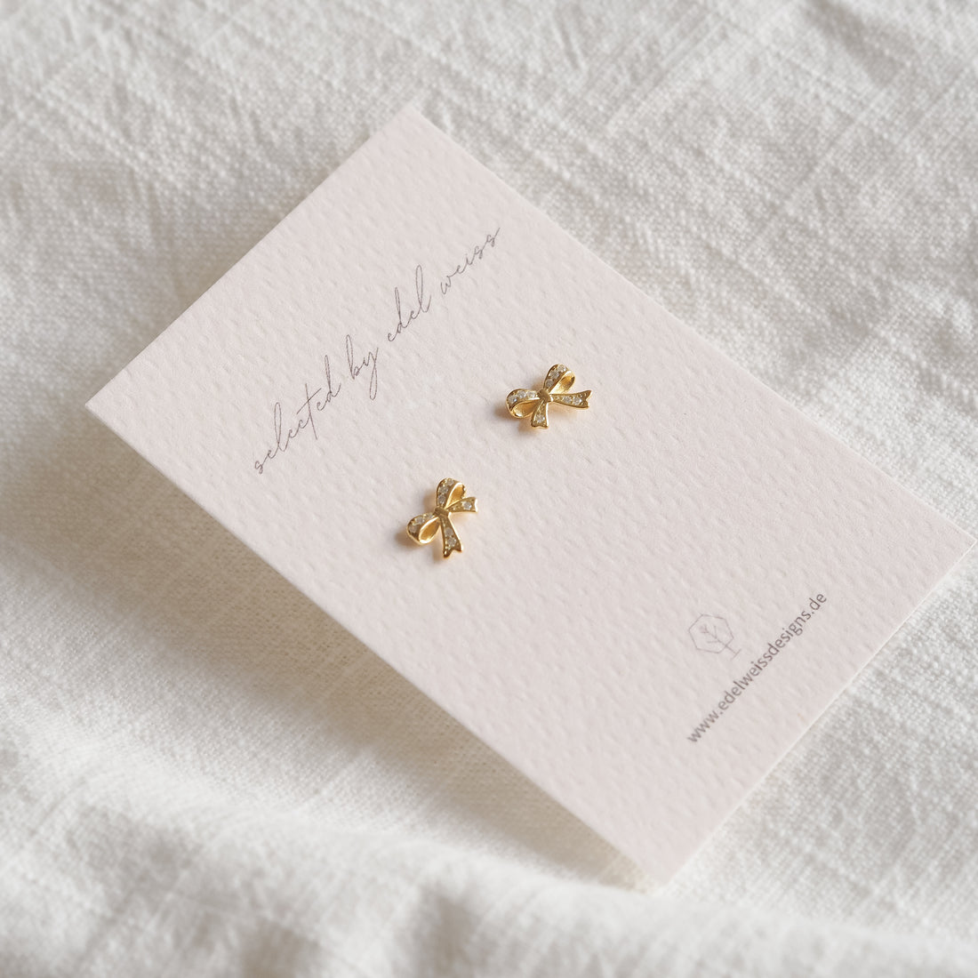 Ohrstecker Bow von selected by edel weiss