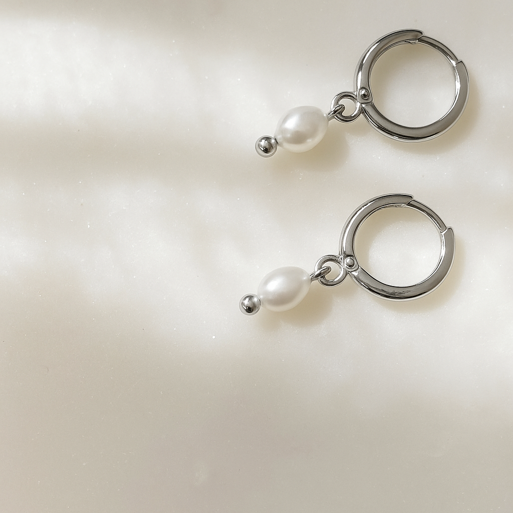 Ohrringe Pearl mini (silber) von edel weiss