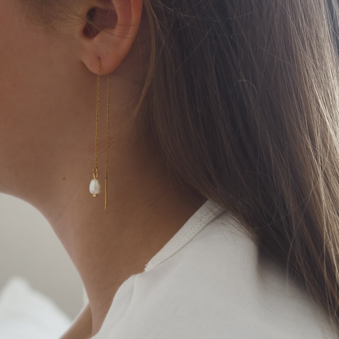 Ohrringe Pearl Blanc von edel weiss