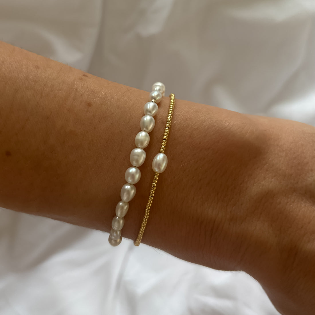 Armband Golden Pearl von edel weiss