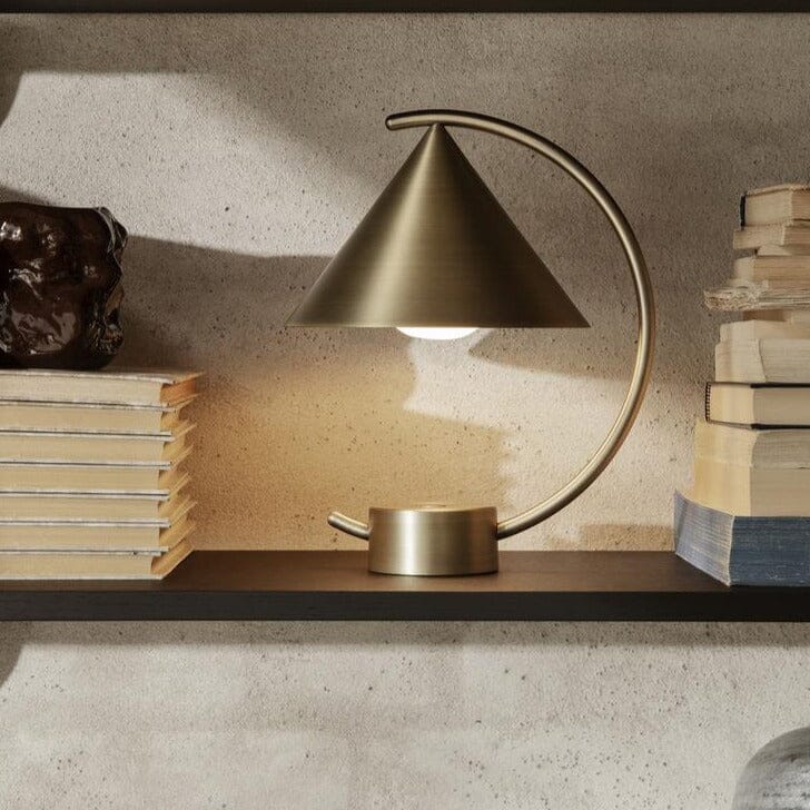 Meridian Lampe (gold) von ferm LIVING edel weiss