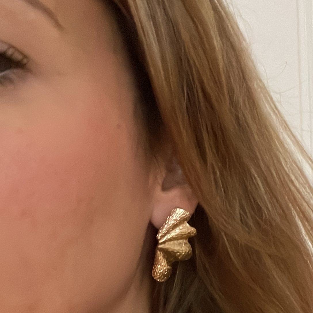 Ohrringe half Flower von selected by edel weiss edel weiss