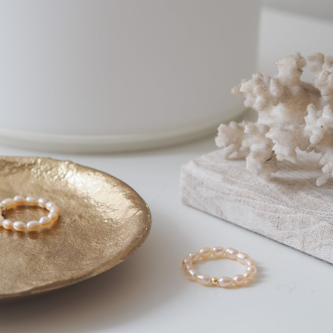 Perlenring One blush von edel weiss edel weiss