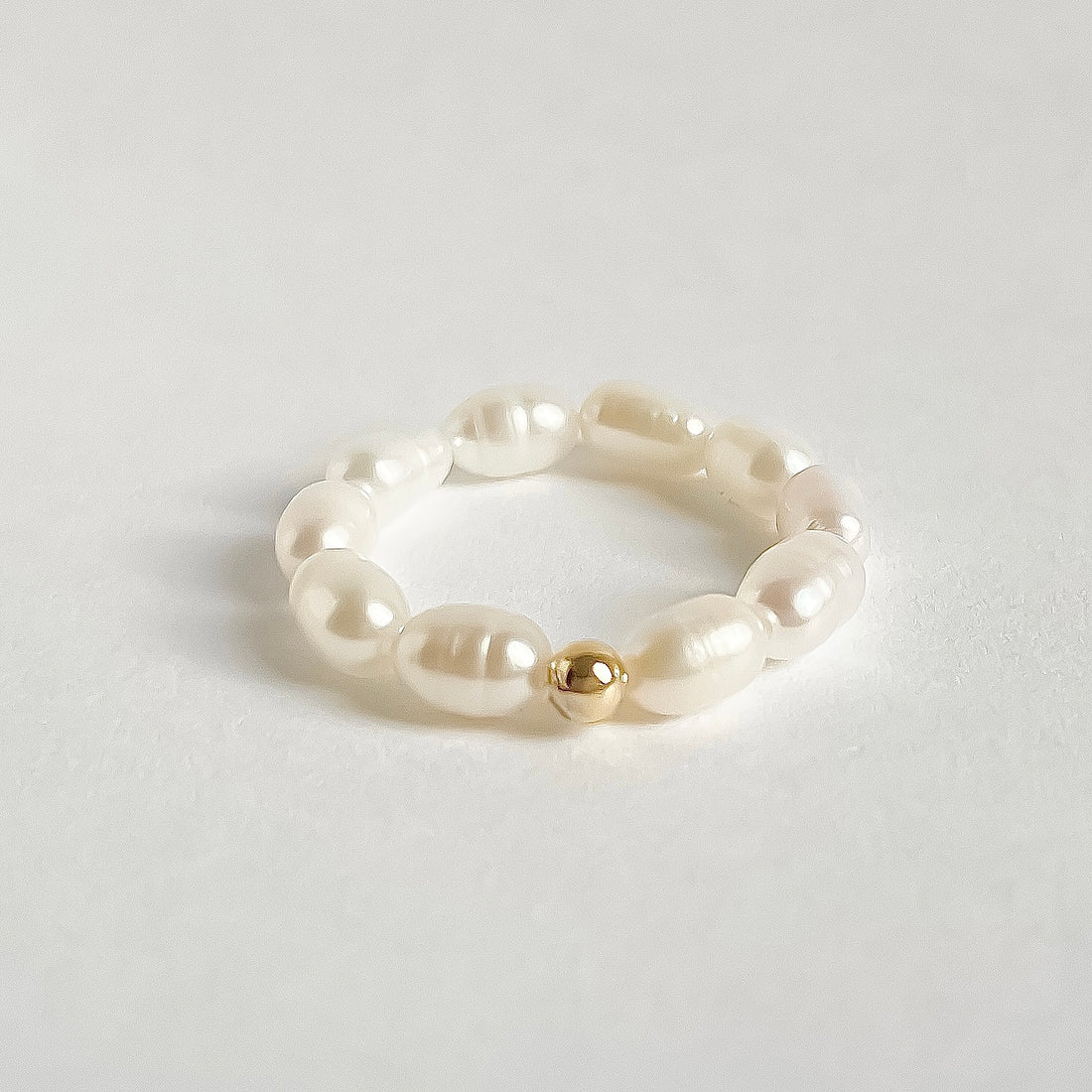 Perlenring One white von edel weiss edel weiss