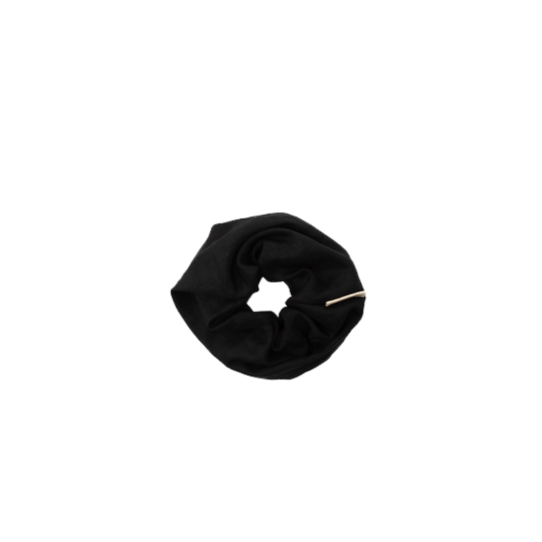 Scrunchie Black von Monk & Anna edel weiss
