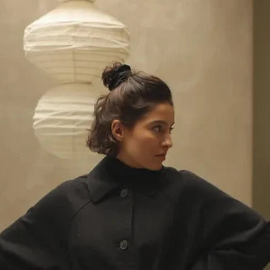 Scrunchie Black von Monk & Anna edel weiss