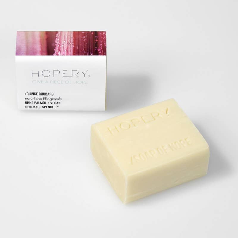 QUINCE RHUBARB bar soap Hand- &amp; Körperseife von Hopery