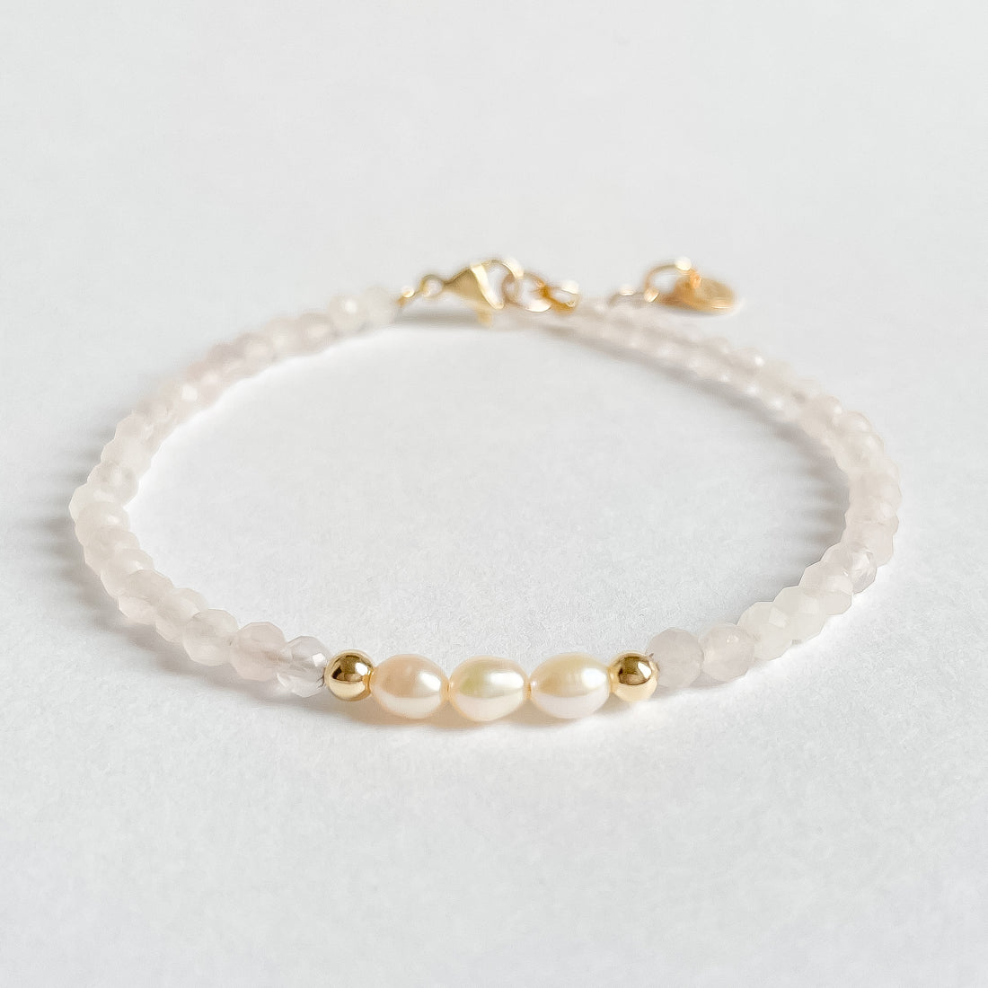 Armband Rosalie aus Rosenquarz von edel weiss edel weiss