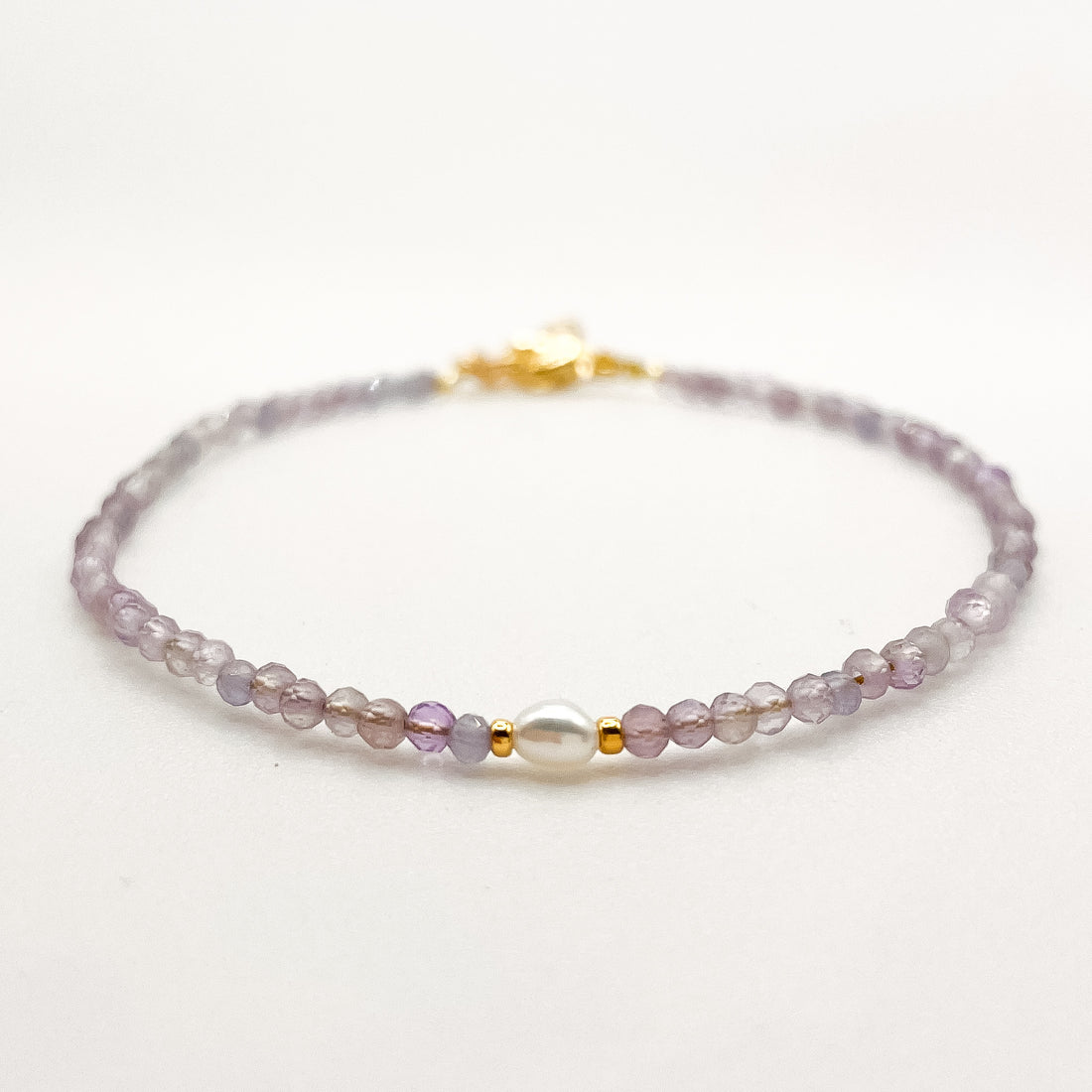 Armband Violett mini aus Amethyst von edel weiss edel weiss