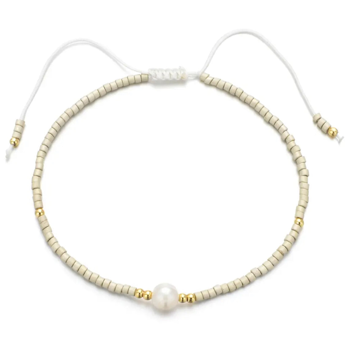 Armband white Pearl von selected by edel weiss edel weiss