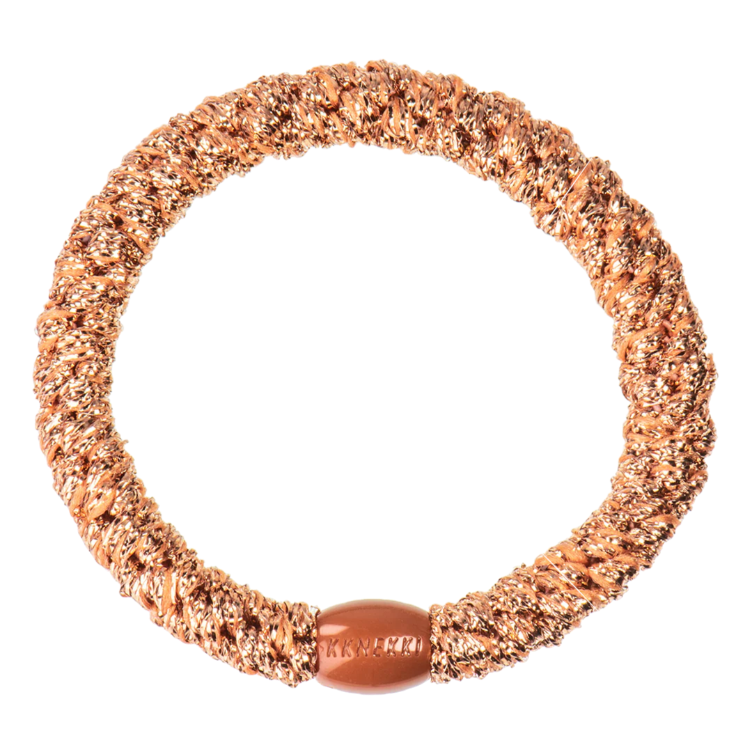 Haargummi Rosegold glitter von Kknekki