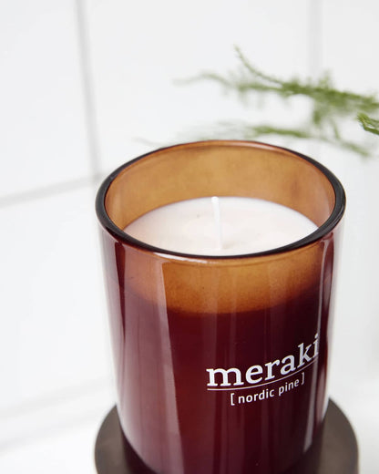 Duftkerze scandinavian garden von Meraki edel weiss
