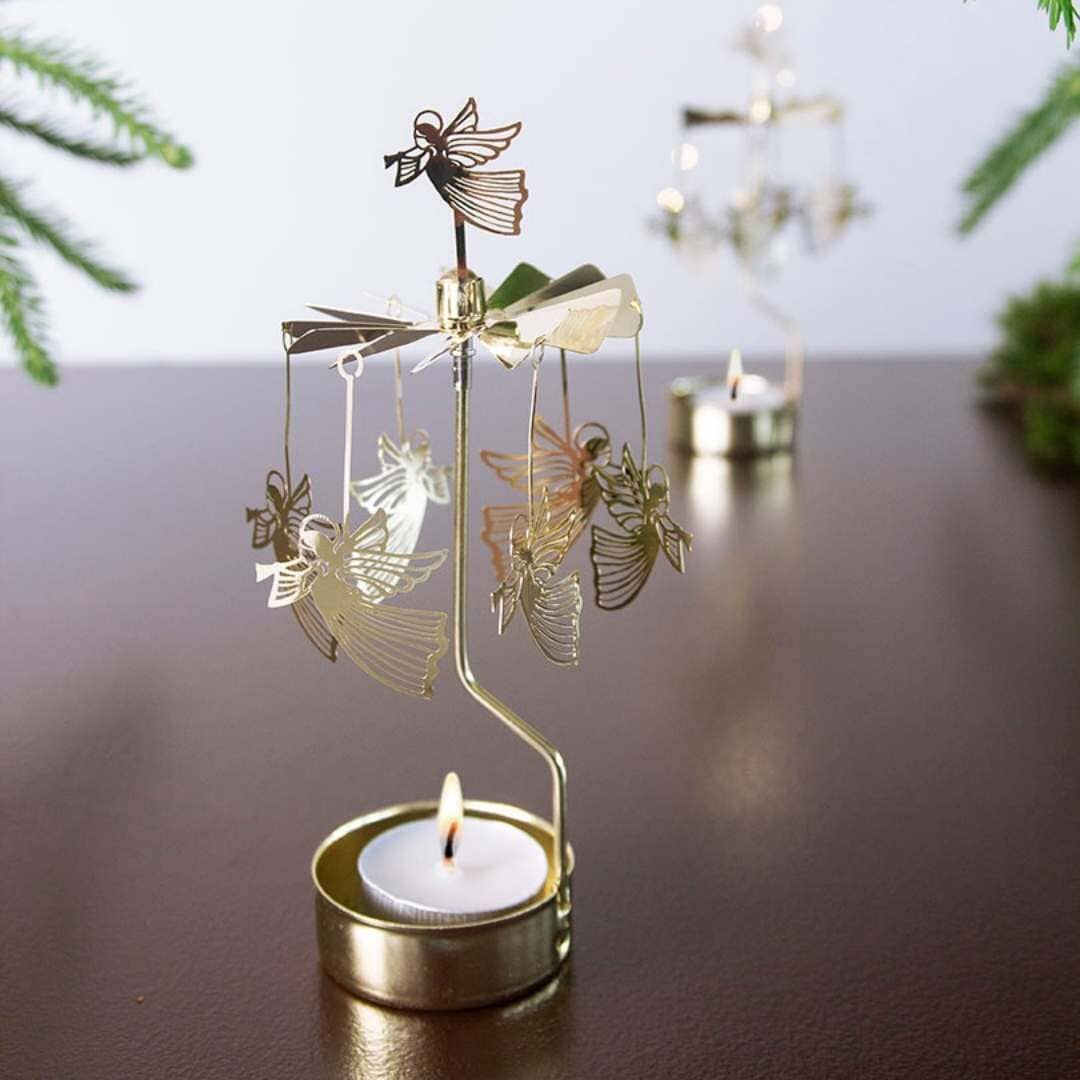 Engelspiel Teelichthalter Engel von pluto produkter edel weiss