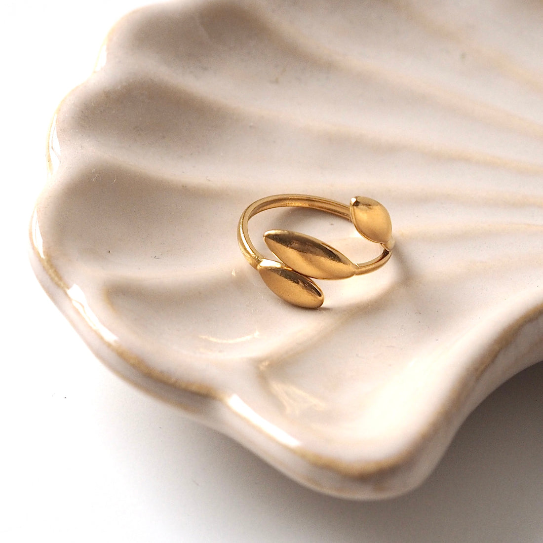 Ring Leaf von selected by edel weiss