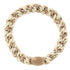 Haargummi ivory-beige - glitter von Kknekki edel weiss