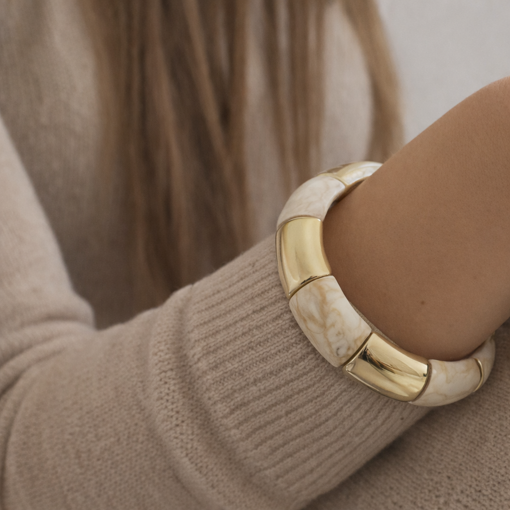 Armband (creme) Emi von selected by edel weiss