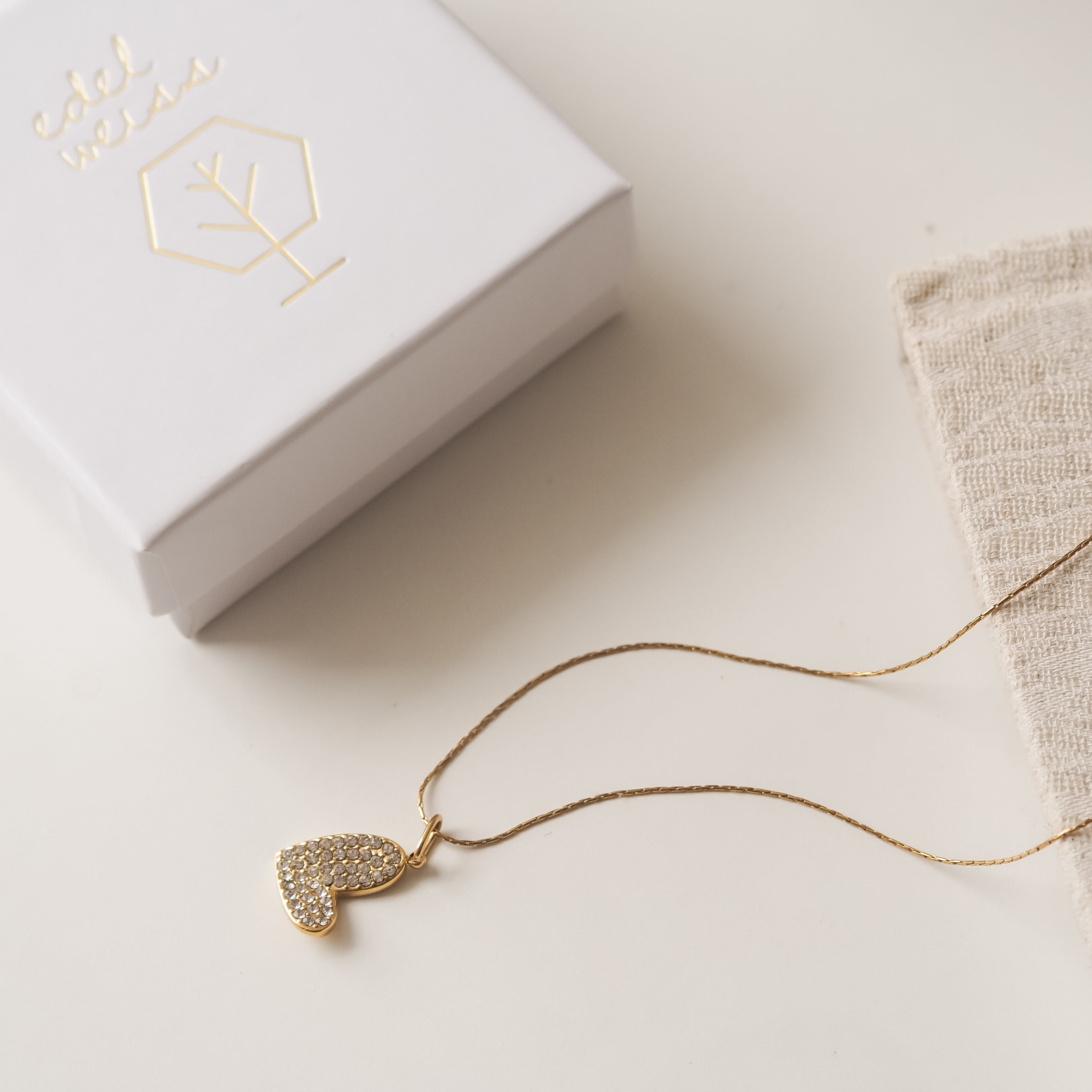 Kette Shining Heart von edel weiss