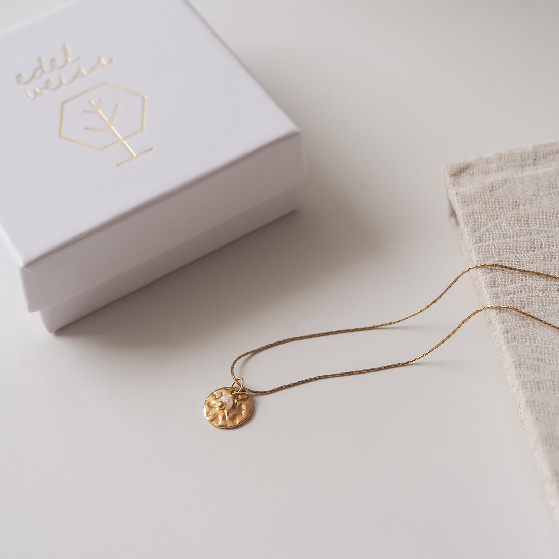 Kette Plate von edel weiss