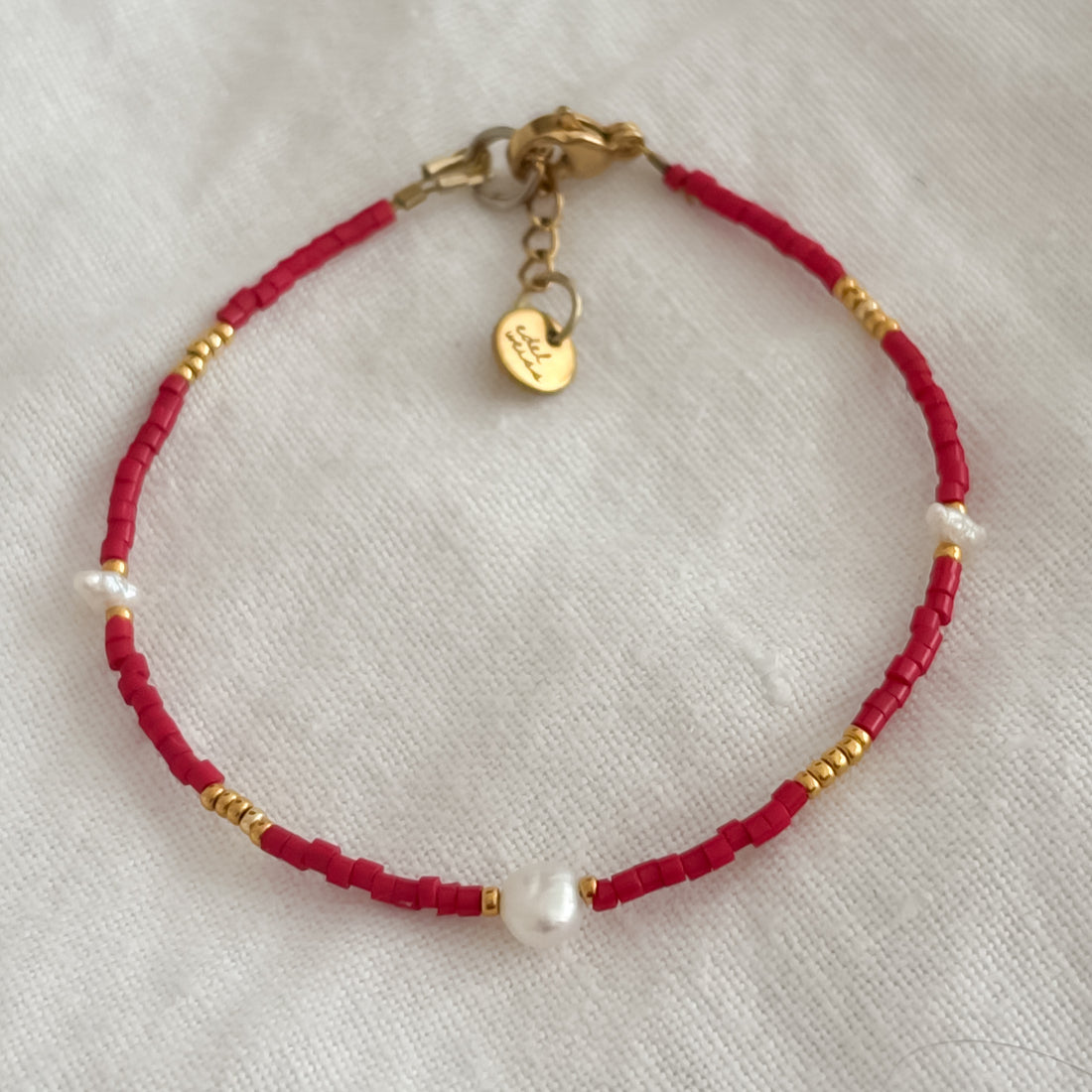 Armband red Love von edel weiss