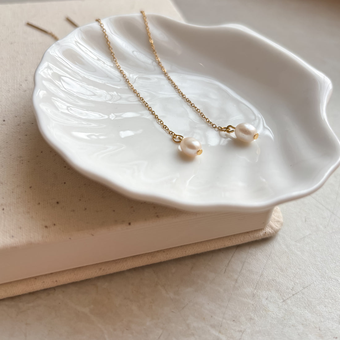 Ohrringe Pearl Blanc von edel weiss