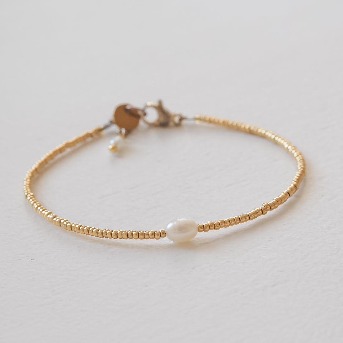 Armband Golden Pearl von edel weiss