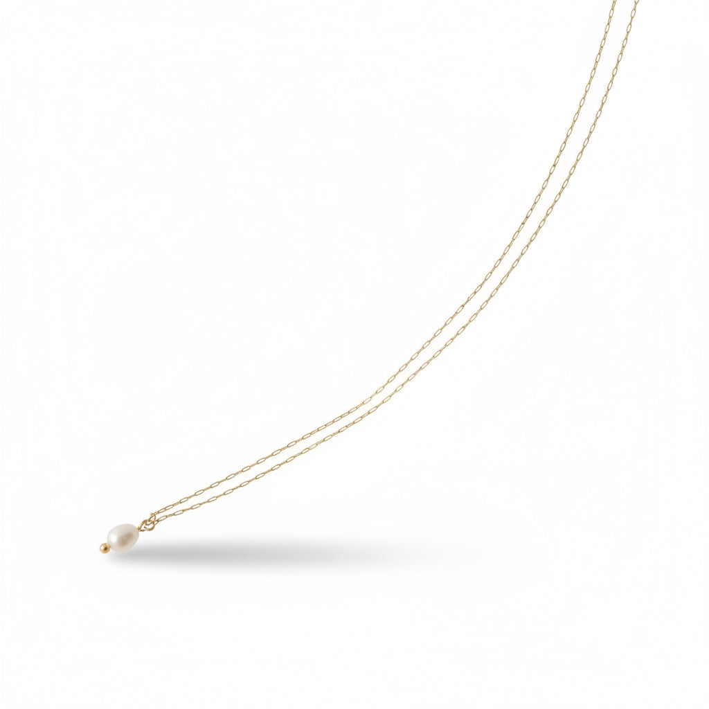 Kette fine Pearl von edel weiss