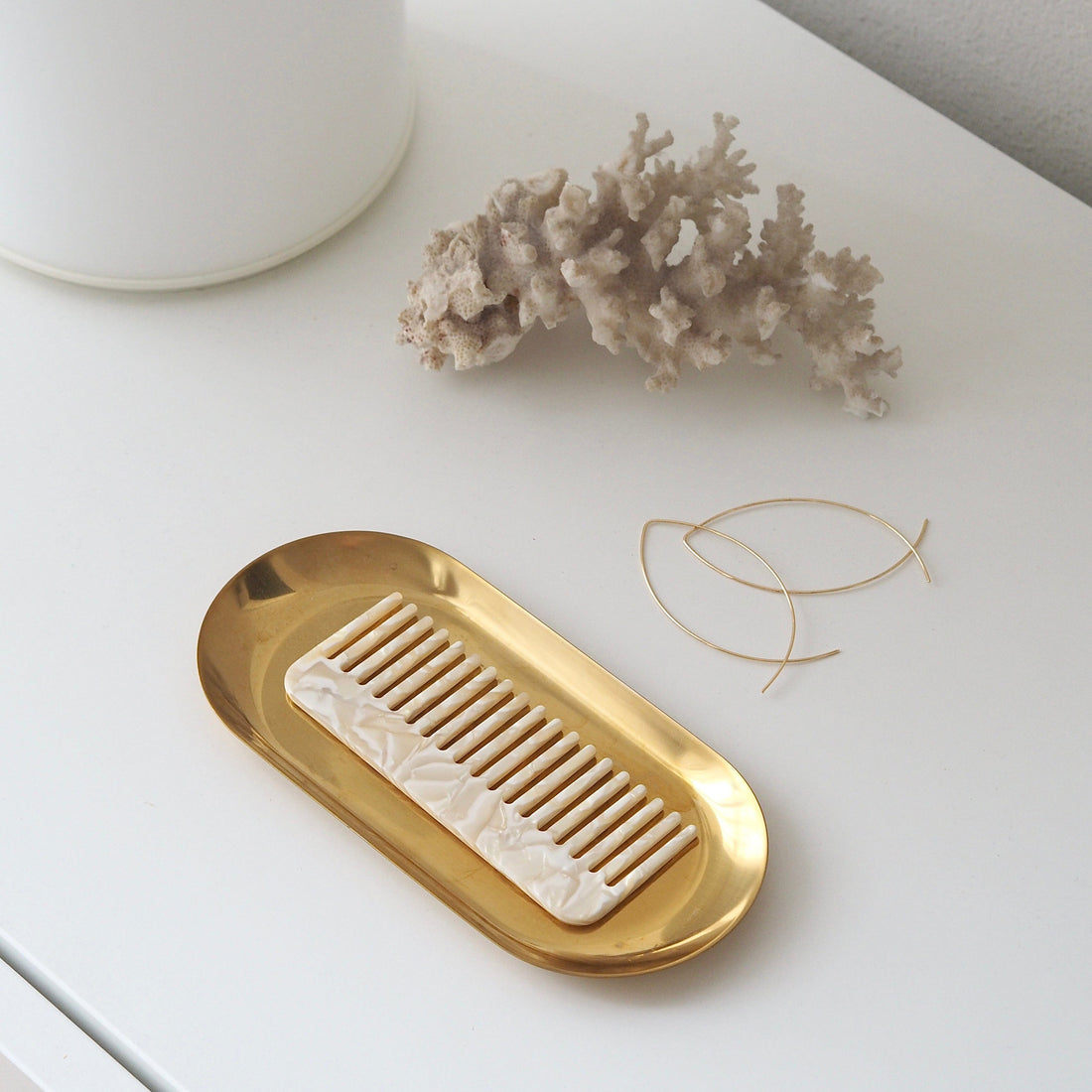 Kamm (perlweiß) von selected by edel weiss edel weiss