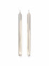 Kerzen Dryp 2erSet (warm grey) von ferm LIVING edel weiss