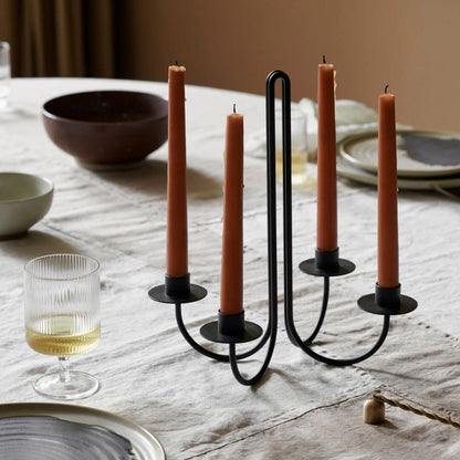 Kerzenständer Sway Candelabra (schwarz) von ferm LIVING