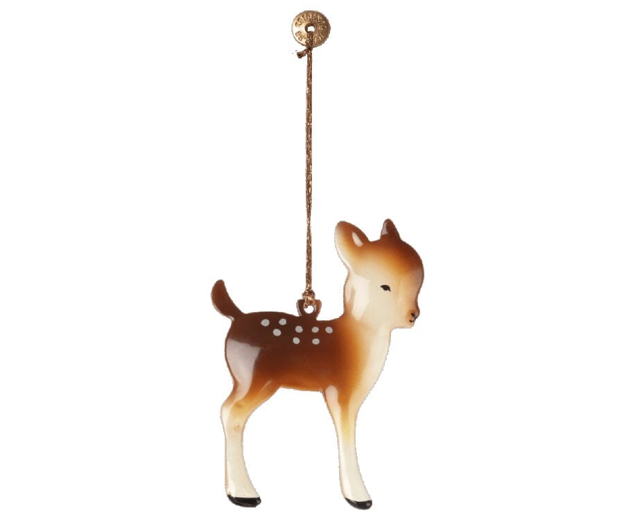 Metallornament Bambi von Maileg edel weiss