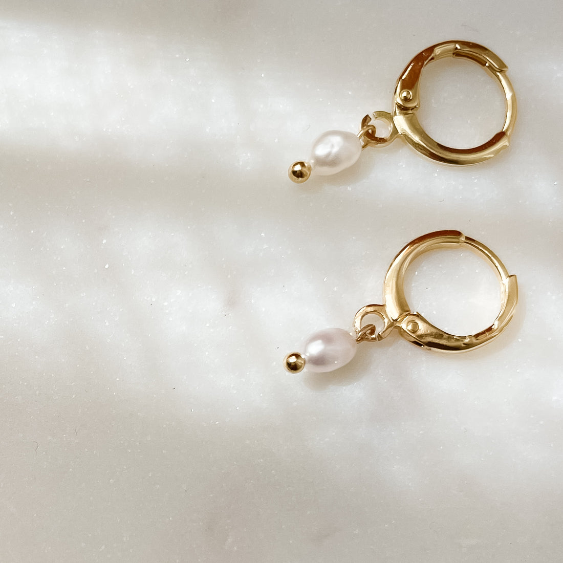 Perlen Creolen mini von edel weiss edel weiss