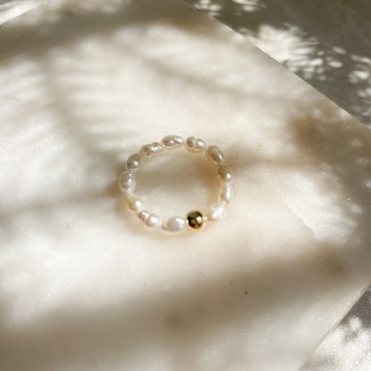 Perlenring One white von edel weiss edel weiss