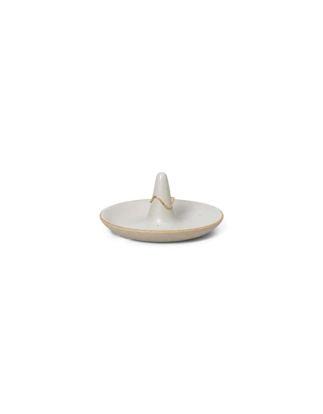 Ring Cone Schmuckaufbewahrung von ferm LIVING edel weiss